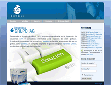 Tablet Screenshot of grupoiag.com